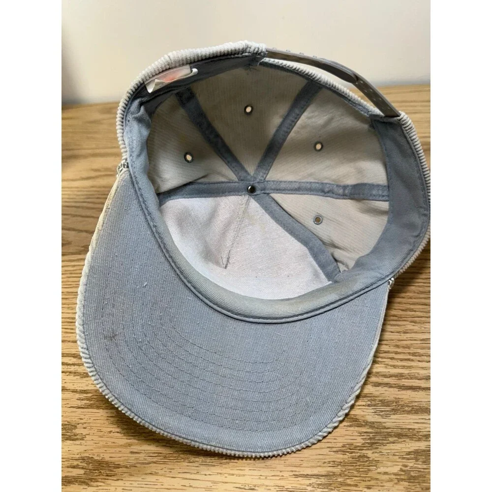 Vintage Lube Master Corduroy Hat Cap Snapback Embroidered‎ Trucker Rope